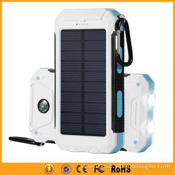 Fast Charge 10000mAh Solar Energy Power Bank for Smartphones
